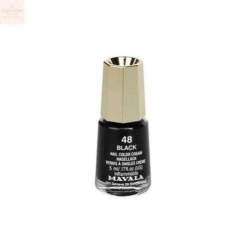 Mavala Nail Polish 48 Black 5ml - Jag Couture Beauty