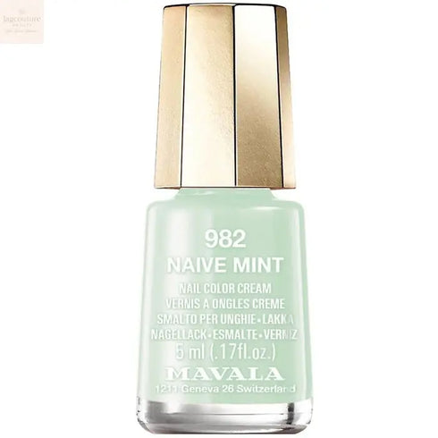 Mavala Nail Polish 982 Naive Mint 5ml Jag Couture Beauty