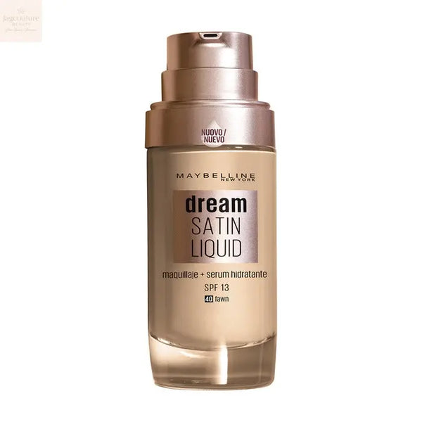 Maybelline Dream Satin Liquid Foundation & Serum 40 Fawn 30ml - Jag Couture Beauty