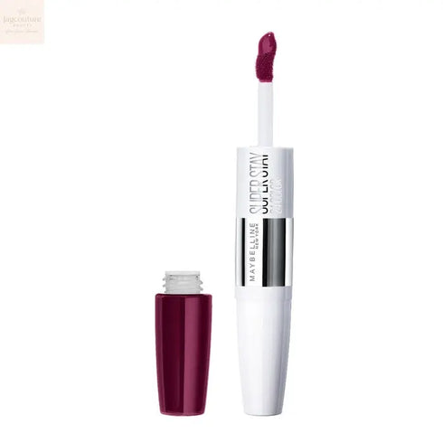 Maybelline Superstar 24 2-Step Liquid Lispstick Makeup 250 Sugar Plum Jag Couture Beauty