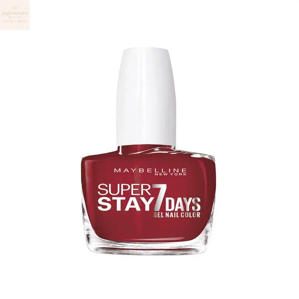 Maybelline Superstay 7 days Gel Nail Color 006 Deep Red - Jag Couture Beauty