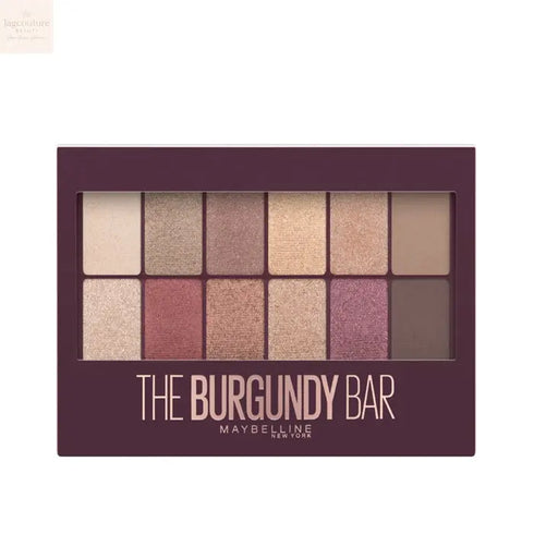 Maybelline The Burgundy Bar Eyeshadow Palette 04 Burgundy - Jag Couture Beauty