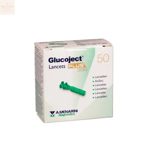 Menarini Glucoject 50 Lancets Plus 33g - Jag Couture Beauty