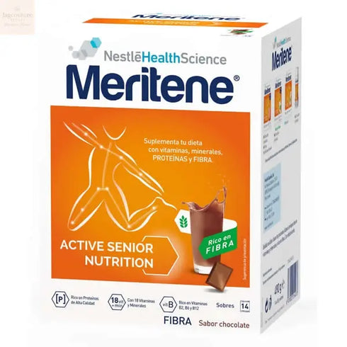 Meritene Active Senior Nutrition Batido Sabor Chocolate Rico En Fibra 14 Sobres Jag Couture Beauty