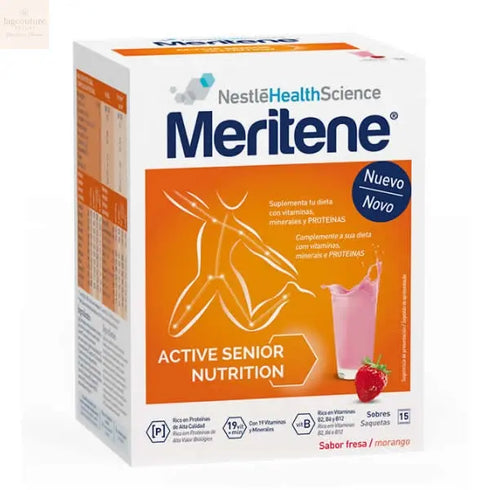 Meritene Active Senior Nutrition Batido Sabor Fresa 15 Sobres Jag Couture Beauty