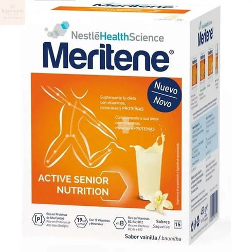 Meritene Batidos Sabor Vainilla 15 Sobres - Jag Couture Beauty