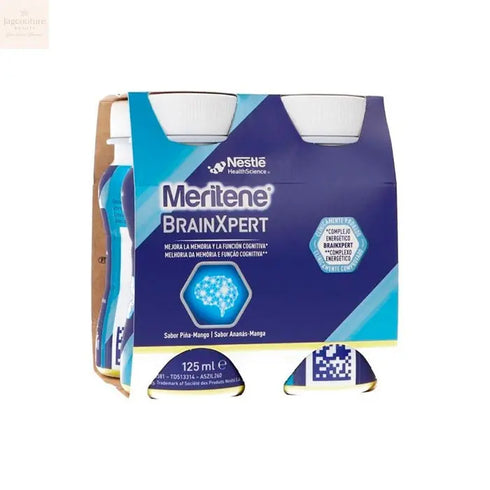 Meritene Brainxpert Pineapple-Mango Flavour 4 Bottles 125ml Jag Couture Beauty