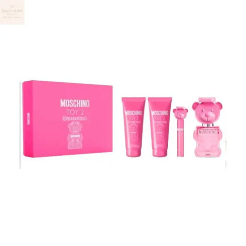 Moschino Toy 2 Bubble Gum Eau De Toilette Spray 100ml Set 4 Pieces Jag Couture Beauty
