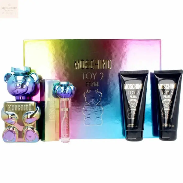 Moschino Toy 2 Pearl Eau De Parfum Spray 100ml Set 4 Pieces - Jag Couture Beauty