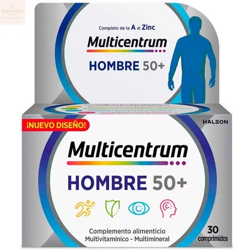 Multicentrum Man 50+ 30 Tablets Jag Couture Beauty