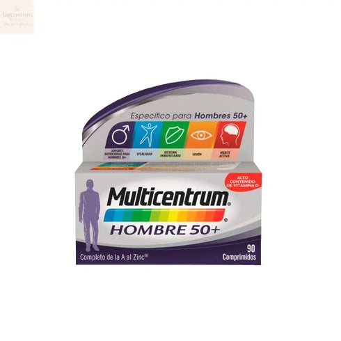 Multicentrum Men 50+ 90 Tablets Jag Couture Beauty