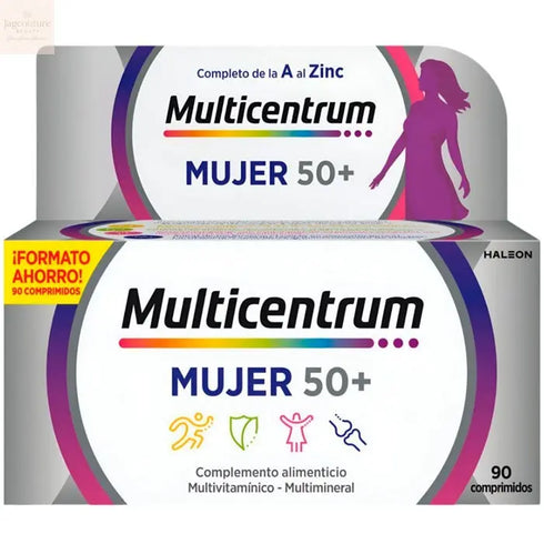 Multicentrum Woman 50+ 90 Tablets Jag Couture Beauty
