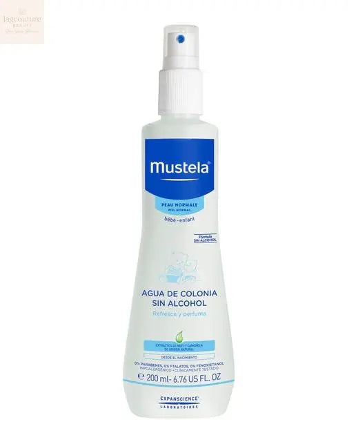 Mustela Eau De Cologne Alcohol Free 200ml - Jag Couture Beauty