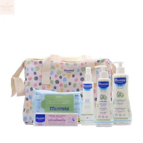 Mustela Little Moments Polka Dots Set 6 Pieces - Jag Couture Beauty