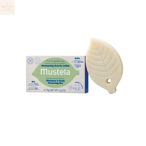 Mustela Organic Mustela Shower Shampoo Solid 75g - Jag Couture Beauty