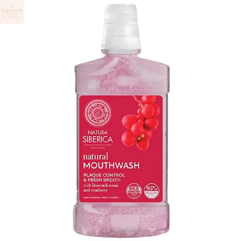 Natura Siberica Natural Mouthwash Schizandra And Cranberry 520ml Jag Couture Beauty