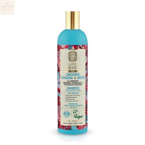Natura Siberica Schizandra Ginseng y Biotina Champu Profesional 400ml Jag Couture Beauty