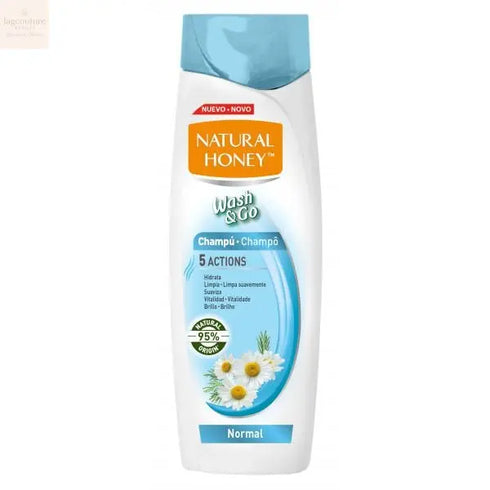 Natural Honey Wash y Go Champú Normal 400ml Jag Couture Beauty