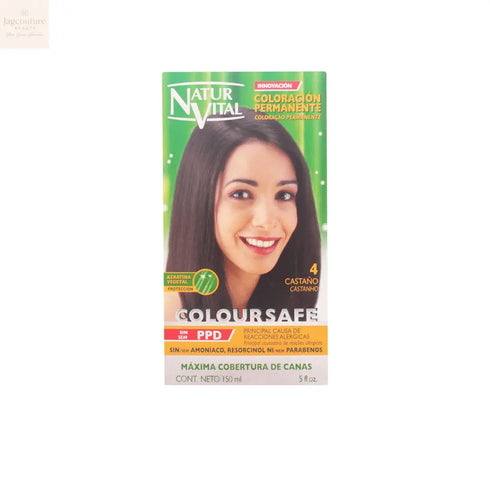 Naturaleza Y Vida Coloursafe Permanent Color 4 Brown 150ml Jag Couture Beauty