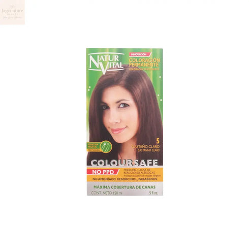 Naturaleza Y Vida Coloursafe Permanent Color 5 Light Brown 150ml Jag Couture Beauty