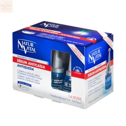 Naturvital Anti-Hair Loss Serum Intensive Treatment Ampoules 7x12ml Jag Couture Beauty