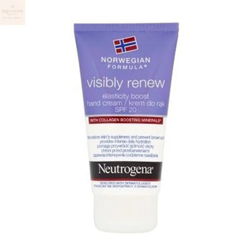 Neutrogena Visibly Renew Elasti-Boost Hand Cream Spf 20 75ml Jag Couture Beauty