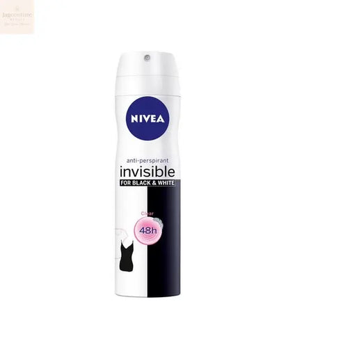 Nivea Invisible For Black And White Clear Spray 200ml - Jag Couture Beauty