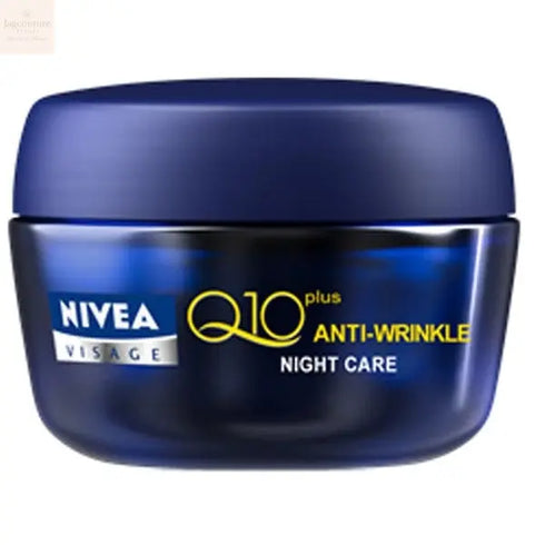 Nivea Q10 Plus Anti Wrinkle Night Cream 50ml Jag Couture Beauty