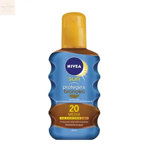 Nivea Sun Protect And Bronze Tan Activating Protecting Oil Spf20 200ml Jag Couture Beauty