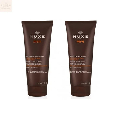 Nuxe Men Multi Use Shower Gel 2x200ml Jag Couture Beauty