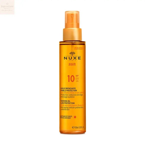 Nuxe Sun Taning Oil Face And Body Spf10 150ml Jag Couture Beauty
