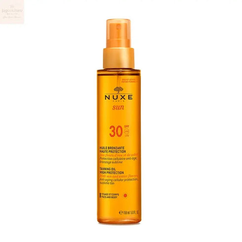 Nuxe Sun Taning Oil Face And Body Spf30 150ml Jag Couture Beauty