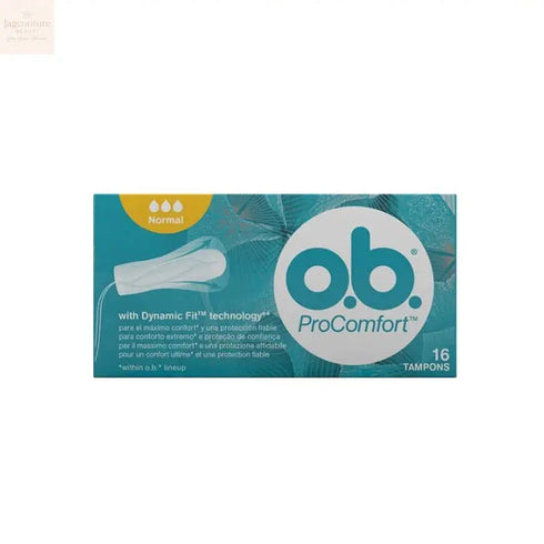 O.B Pro Comfort Normal Tampons 16 Units - Jag Couture Beauty