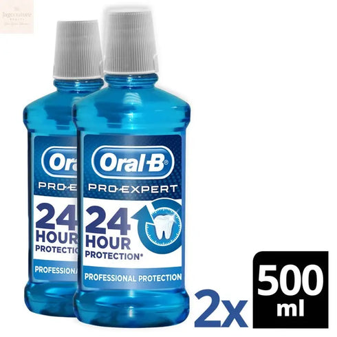 Oral-B Pro-Expert Mouthwash Professional Protection 500ml Set 2 Pieces Jag Couture Beauty