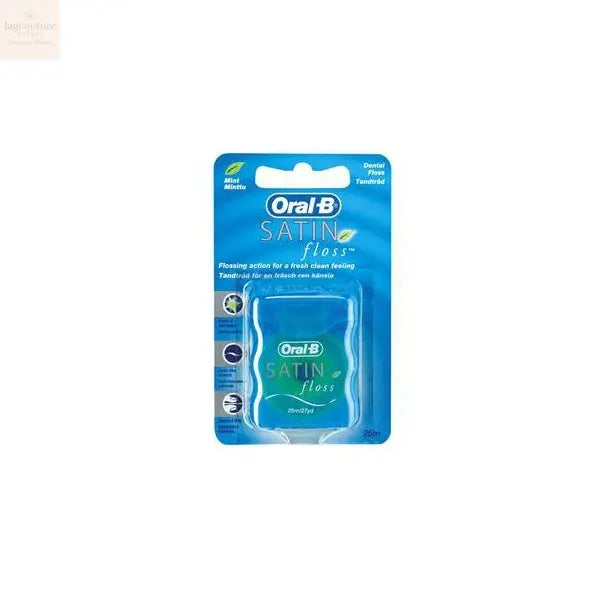 Oral-B Satin Floss Mint 25mt - Jag Couture Beauty