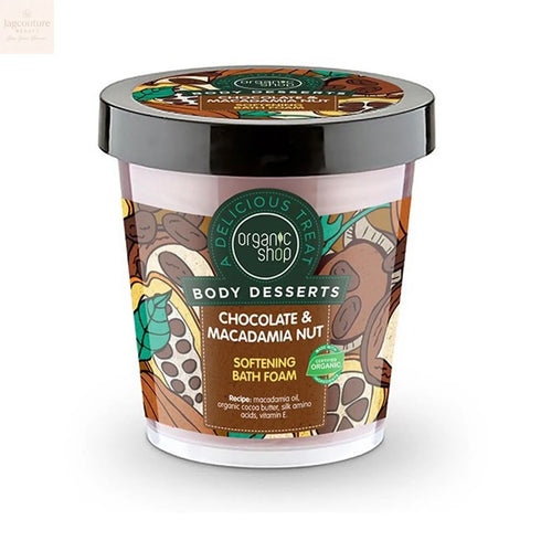 Organic Shop Body Deserts Espuma De Baño Chocolate Macadamia 450ml Jag Couture Beauty