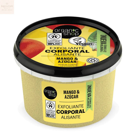Organic Shop Mango Exfoliante Corporal Alisante 1un Jag Couture Beauty
