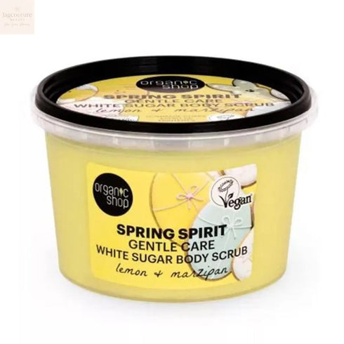 Organic Shop Sprint Spirit Exfoliante Corporal Azucar Blanco Limon y Mazipan 500ml Jag Couture Beauty