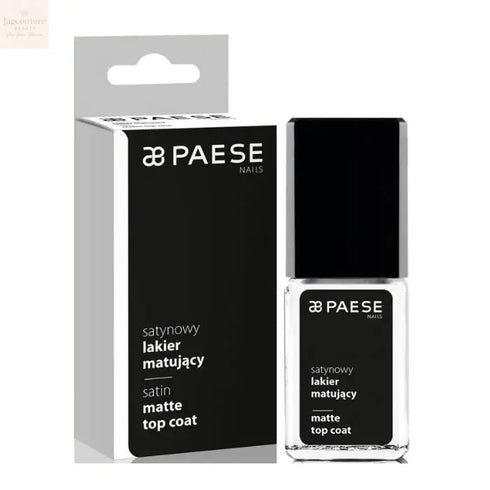 Paese Nail Care Satin Matte Top Coat Jag Couture Beauty