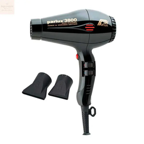 Parlux Hair Dryer 3800 Ionic Ceramic Black - Jag Couture Beauty