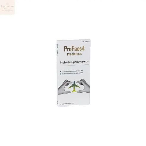 Profaes4 Probiotic For Travelers 14 Capsules Of 633mg Jag Couture Beauty