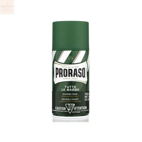 Proraso Green Tutte Le Barbe Shaving Foam 300ml Jag Couture Beauty