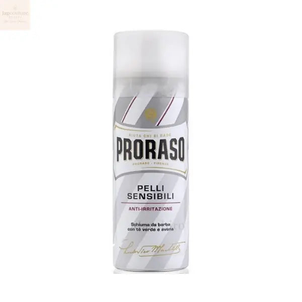 Proraso White Shaving Foam Sensitive Skin 300ml Jag Couture Beauty