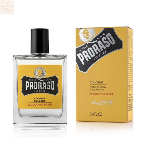 Proraso Wood and Spice Colonia 100ml - Jag Couture Beauty