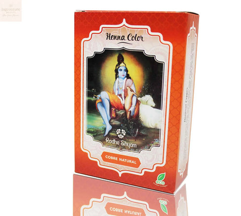 Radhe Henna Cobre Natural Polvo Radh 100g Jag Couture Beauty