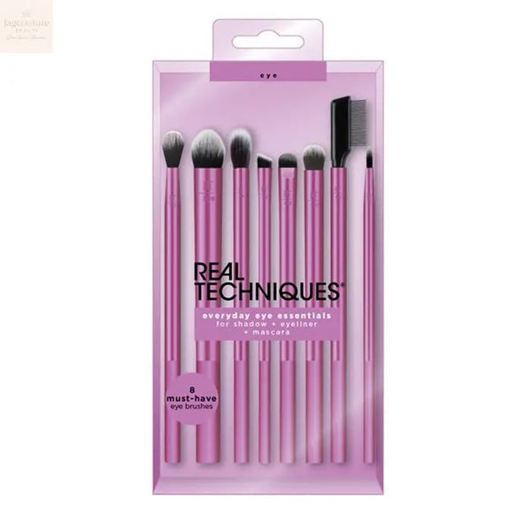 Real Techniques Everyday Eye Essentials Set 8 Pieces - Jag Couture Beauty