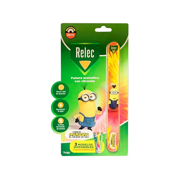 Relec Minions Mosquito Bracelet Red 1U Jag Couture Beauty