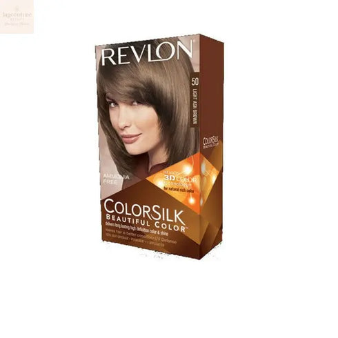 Revlon Colorsilk Ammonia Free 50 Light Ash Brown - Jag Couture Beauty