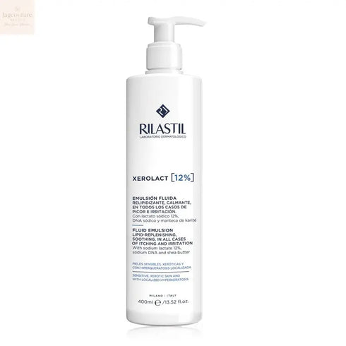Rilastil Xerolact 12% Keratin Regulating Moisturizing Milk 400ml Jag Couture Beauty