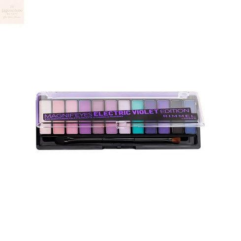 Rimmel London Magnif'Eyes Eyeshadow Palette 008 Electric Violet 12 Shades - Jag Couture Beauty